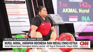 Nurul Akmal Harapan Indonesia untuk Medali Emas Ke3 [upl. by Ahsoj]