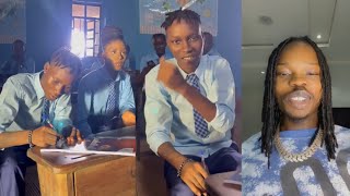 Naira Marley React as Zinoleesky went back to Secondary School to write Waec [upl. by Nnaihs]