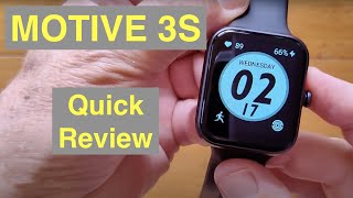 RIVERSONG Motive 3S Apple Watch Shaped SpO2 5ATM Health Fitness Smartwatch Quick Overview [upl. by Elum]