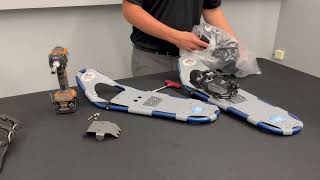 Redfeather Outdoors Snowshoe Binding Replacement Tutorial [upl. by Lamej]