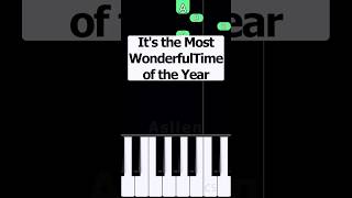 Its the Most Wonderful Time of the Year  Piano Tutorial [upl. by Yetah196]