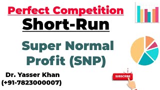 Perfect Competition  Short Run  Super Normal Profits  Economics  Microeconomics  UGC  UPSC [upl. by Nahpos818]