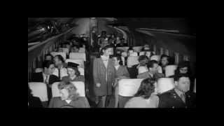 Boeing 377 Stratocruiser Newsreel  92745 [upl. by Salazar]