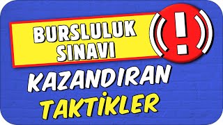 Bursluluk Sınavı Çok Mu Zor 🤔 Süper Taktikler 🎯 [upl. by Handal]