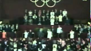 Catalan and Spanish national anthems Olympic Games in Barcelona1992 [upl. by Nylyram]