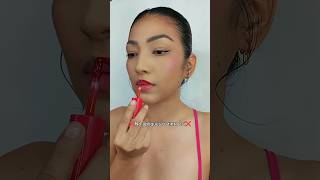 Errores al aplicar tu tinta de labios 💋 liptint makeuptutorial koreanmakeup [upl. by Sharla]