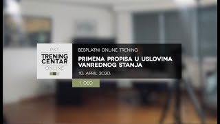 Primena propisa u uslovima vanrednog stanja  Poreska kancelarija Tatić [upl. by Einitsed]