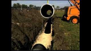 HDPE Pipe Installation Trench Preparation Part 1 [upl. by Atin]