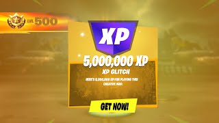 NEW BEST Fortnite SEASON 1 CHAPTER 5 AFK XP GLITCH In Chapter 5 NOT PATCHED [upl. by Aklam976]