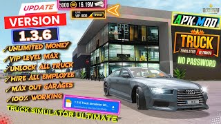 Truck Simulator Ultimate Mod Apk 136  Unlimited Money Gold  Unlocked All [upl. by Siari167]