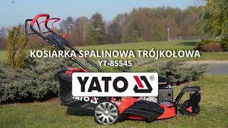 Trójkołowa kosiarka spalinowa YATO YT85545 53 cm [upl. by Neu]