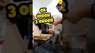 Ek rider ne liya ek sath 3 order shorts zomatofood cloudkitchen viral pizza [upl. by Ayyidas]