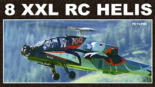 Worlds Largest RC Helicopter  Biggest XXL Heli  Top 8 [upl. by Ariayek]