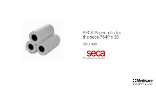 SECA Paper rolls for the seca 764P x 20 449 [upl. by Eicaj]