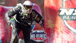 Pro Paintball Match  Aftershock vsNotorious and Ironmen vs Infamous Mid Atlantic Major [upl. by Kceb910]