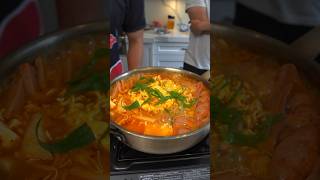 Korean Army Stew 🥵 with InstaNoodls [upl. by Nitsyrc]