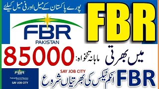 FBR Jobs 2024  FBR Career 2024FBR Vacancies 2024Federal Board of Revenue Jobs 2024FBR Jobs Apply [upl. by Yenwat75]