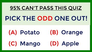 English Grammar Test ✍️📖 CAN YOU FIND THE ODD ONE OUT 95 CANNOT [upl. by Ilujna]