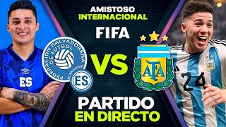 EN VIVO EL SALVADOR VS ARGENTINA PARTIDO EN DIRECTO AMISTOSO INTERNACIONAL 2024 [upl. by Darcia]