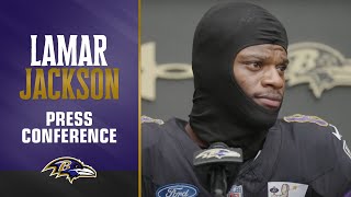 Lamar Jackson on Sunday’s ‘Darkness Falls’ Atmosphere  Baltimore Ravens [upl. by Acinoreb]