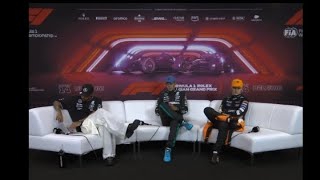 Post Race Press Conference Belgian Grand Prix [upl. by Kerred]