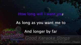 How Long Will I Love You  Ellie Goulding Lyrics karaoke  goodkaraokesongscom [upl. by Callas961]