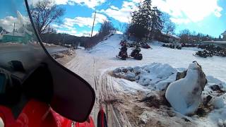 Snowmobiling Bancroft Ontario OFSC [upl. by Attalie]