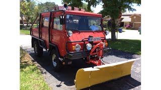 comfortable snow plow 1983 Pinzgauer military photo slideshow [upl. by Nnylrebma]