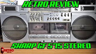 Sharp GF 575 Stereo Retro Review [upl. by Noyart133]