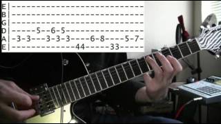 Marilyn Manson Sweet Dreams Tab Guitar Lesson  Guitar Tab  Guitar Chords Originally Eurythmics [upl. by Ylek]