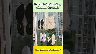 Durable Suction Cup Shoe Drying Rackshoedryingrackshoeorganizer [upl. by Elnar388]