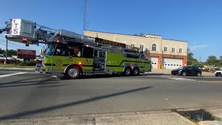 Avenel Fire Department truck 525 responding [upl. by Dennison]