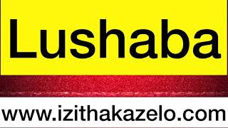 Lushaba Clan Names❤️ Izithakazelo zakwa Lushaba  Lushaba Clan Praises [upl. by Talanta]