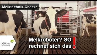 Automatisiertes Melken  Lely Melkroboter im Landwirtcom Bericht  Melkroboter Vergleich der Kosten [upl. by Ramed770]