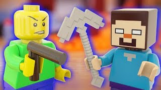 LEGO meets Minecraft 9  Lego Wars Animation Movie Minecraft Animation [upl. by Gipps]