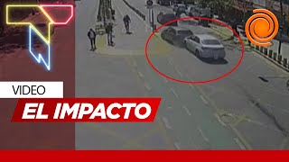 VIDEO EXCLUSIVO así empezó el brutal choque en la Chacabuco [upl. by Birck]