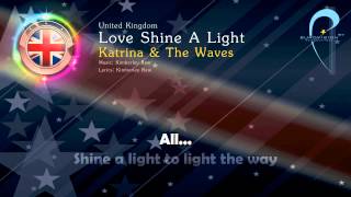 1997 Katrina amp The Waves  quotLove Shine A Lightquot United Kingdom [upl. by Huesman689]