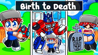 BIRTH to DEATH of a TRANSFORMER in Roblox [upl. by Orvie]