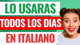 🟩 VOCABULARIO para TODOS los DIAS en ITALIANO [upl. by Olecram]