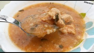 شوربة الشوفان بالدجاج soupe davoine au poulet [upl. by Hsekar]