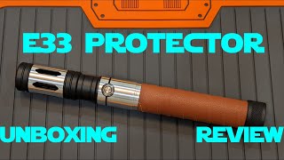 New RGB Lightsaber Unboxing and review  E33 Protector [upl. by Yrocal]