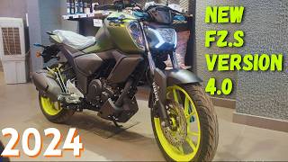 FZS VERSION 40  LATEST DISCOUNT OFFERS ON NEW YAMAHA FZS V4 2024 BIKE REVIEW fzsv4 [upl. by Suidaht561]