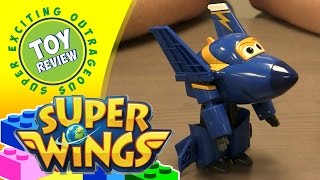 Super Wings Transforming Planes Jerome by Auldey  Toy Review [upl. by Raveaux]