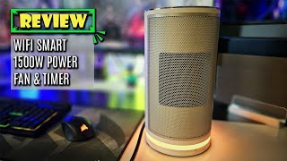 Govee RGB Smart Space Heater for Indoor Demo amp Review [upl. by Iahs]