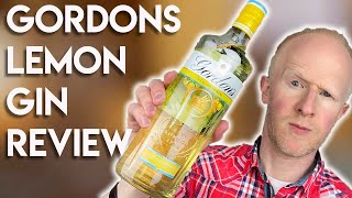 Gordons Sicillian Lemon Gin Review [upl. by Auqenehs]