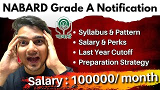 NABARD Grade A Notification 2023  Preparation Strategy  Complete Details [upl. by Mahoney]