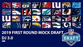 Full 1st Round 2019 Mock Draft DJ 30 [upl. by Yeldud944]