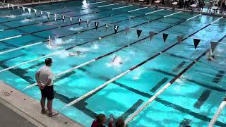 Boys 13ampO 100 Back October Invitational 20241013 [upl. by Garihc43]