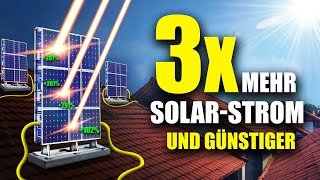 Neue VertikalSolarmodule schlagen jede Solaranlage weltweit [upl. by Eugenides]