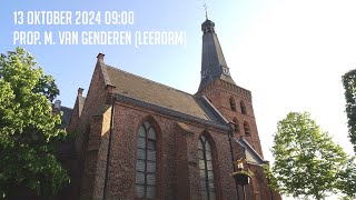 13102024  Ochtenddienst 0900  Oude Kerk  prop M van Genderen Leerdam [upl. by Thierry792]